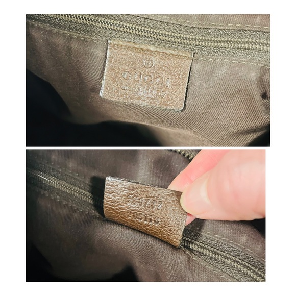 GUCCI Abbey Brown GG Logo D-Ring Bag 💯 AUTHENTIC - Picture 14 of 16